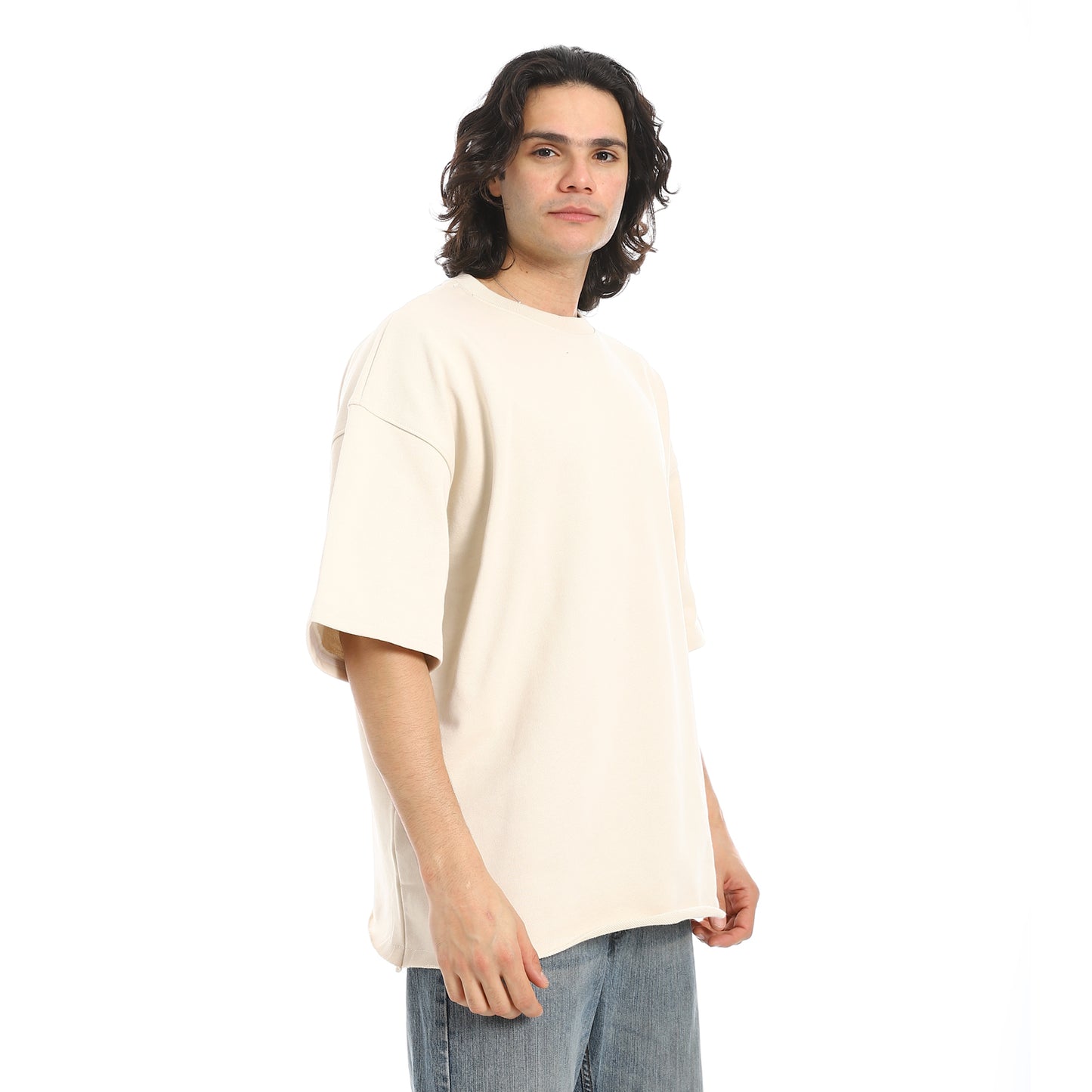 Oversized T-shirt, round neck, on the eagle, Orly