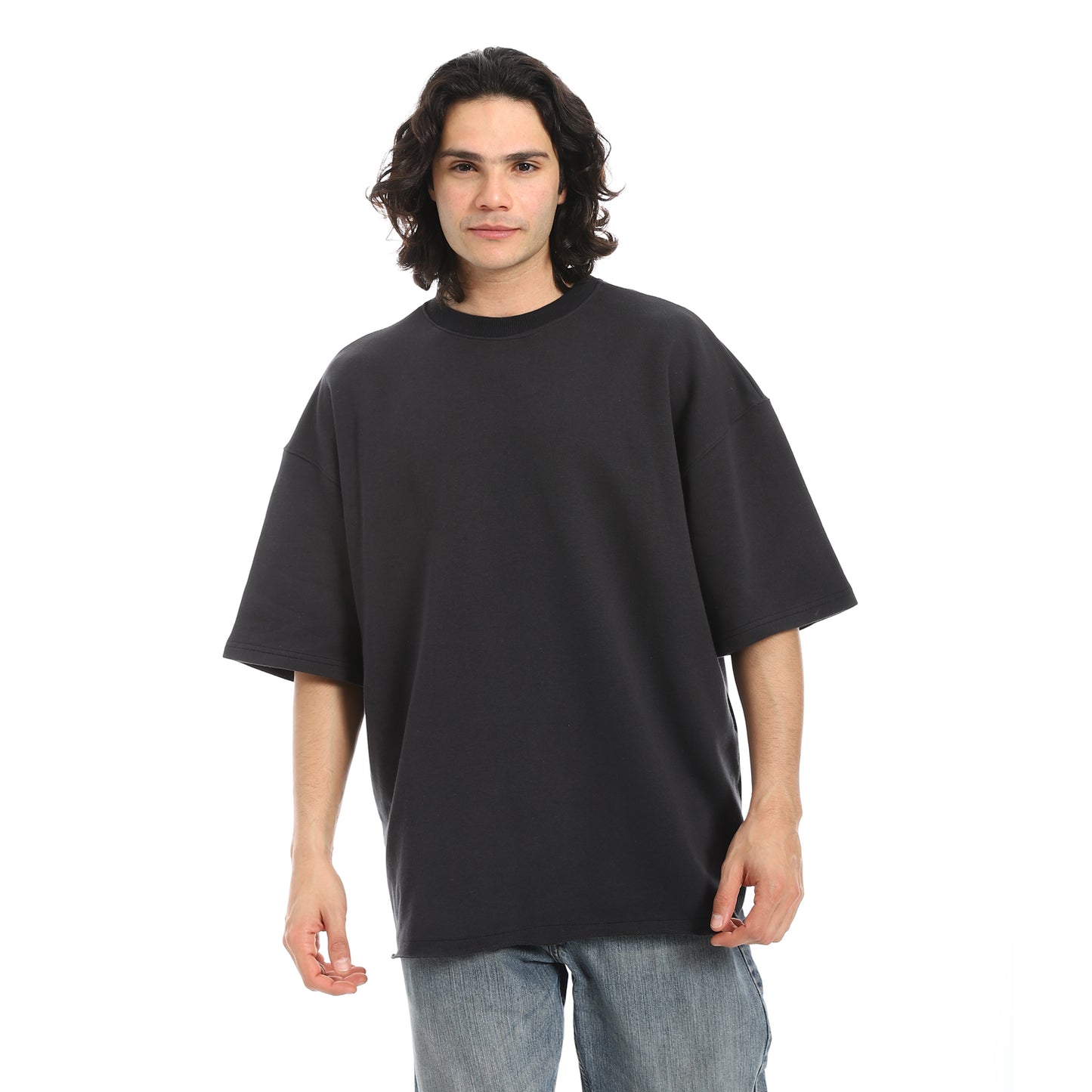 Oversized T-shirt, round neck, on the eagle, Orly
