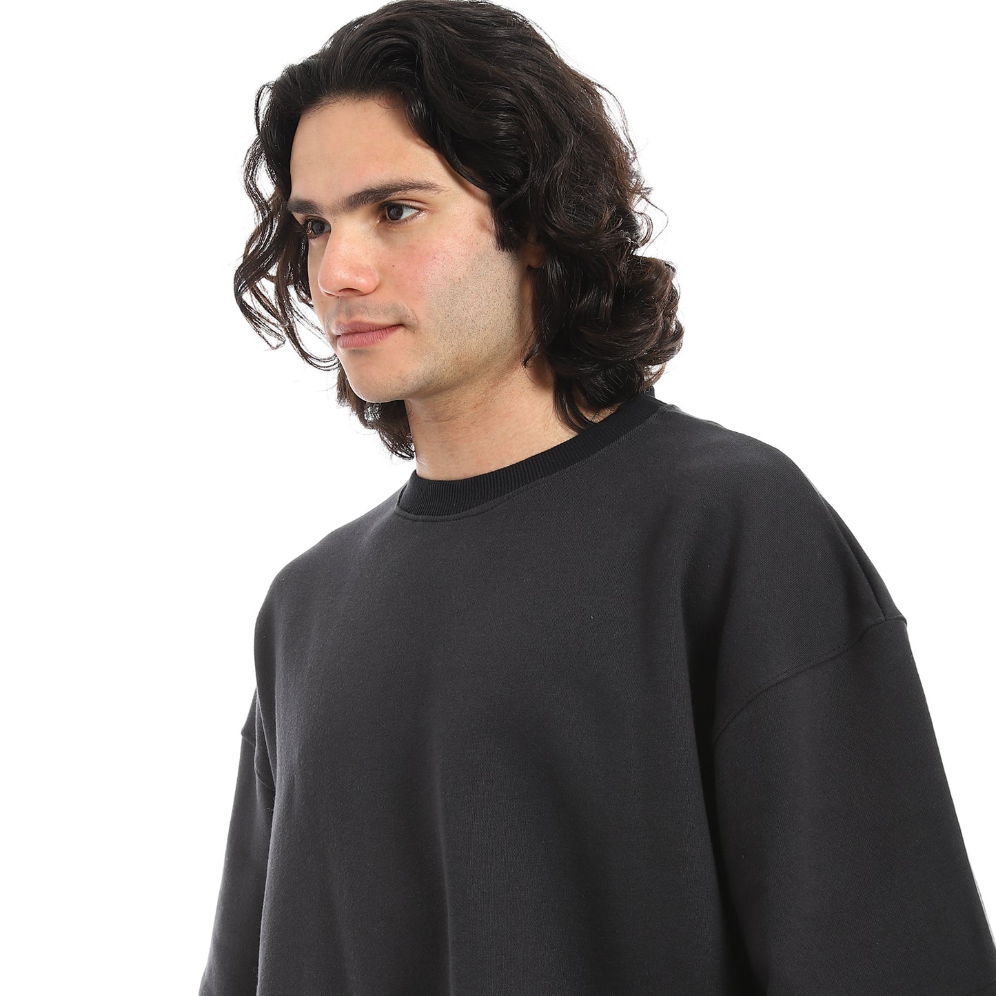 Oversized T-shirt, round neck, on the eagle, Orly