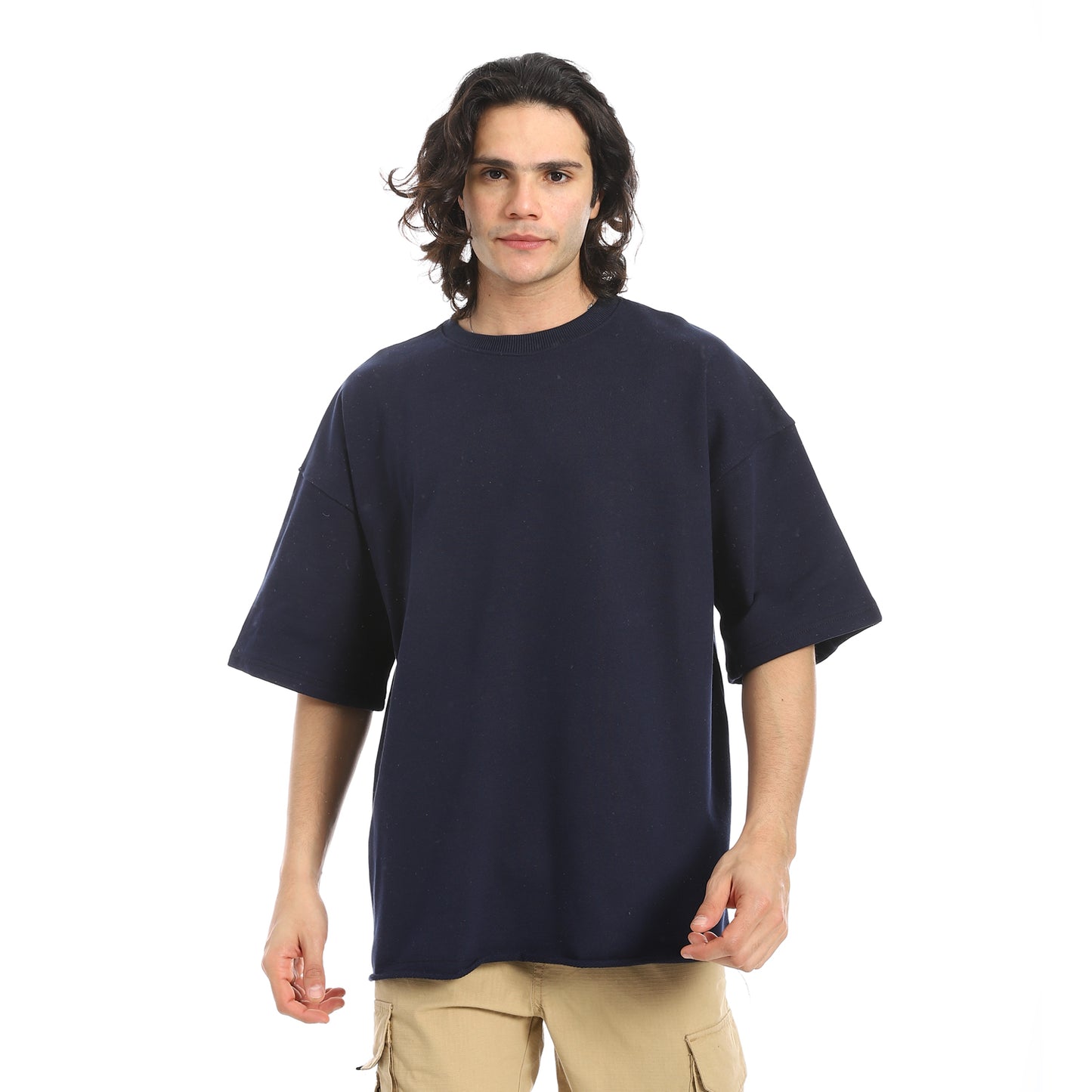 Oversized T-shirt, round neck, on the eagle, Orly