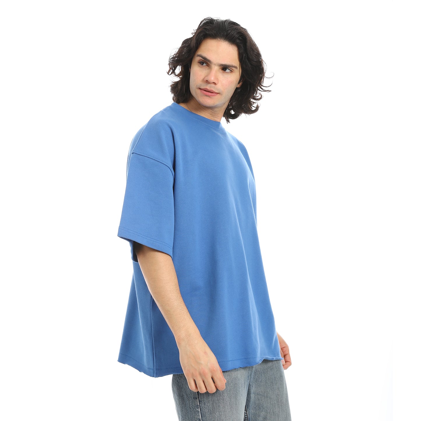 Oversized T-shirt, round neck, on the eagle, Orly