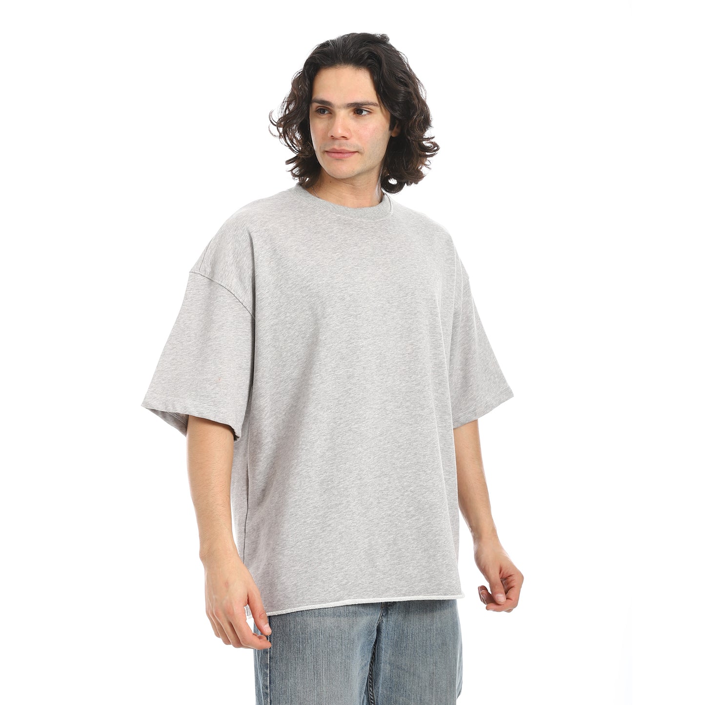 Oversized T-shirt, round neck, on the eagle, Orly