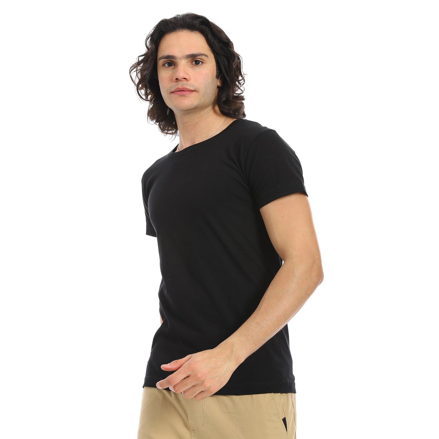 T-shirt pendant, 4 pieces, round