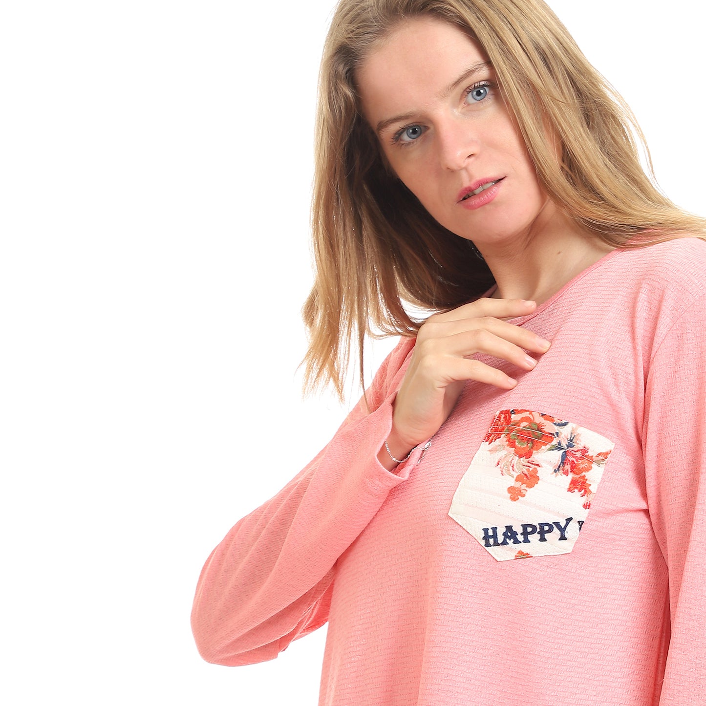 Kady Women Round Neck Top With Colorful Floral TUNIC