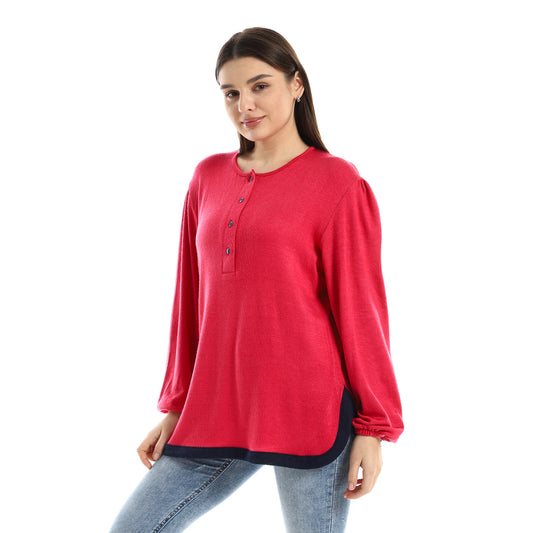 Jamila Women Upper Buttoned Long Sleeves Top