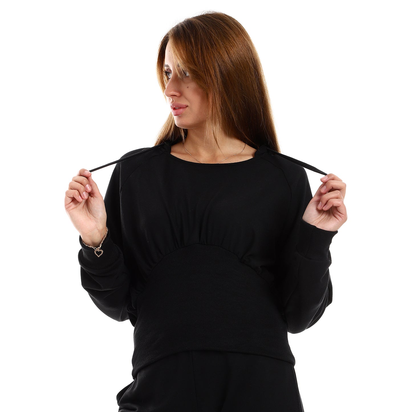 Jamila women gathered chest slip on casual set