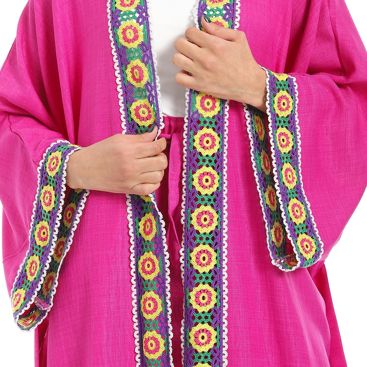 Women's plain kimono suit
