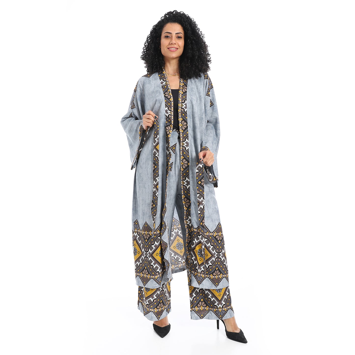 Women's Triangle Kimono Suit