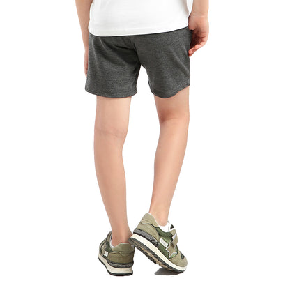 Kady Cotton Drawstring Elastic Waist Side-Pocket Sweat Shorts for Kids