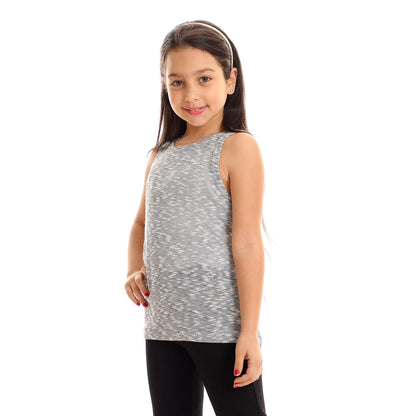 Kady girls self pattern sleeveless tank top girls