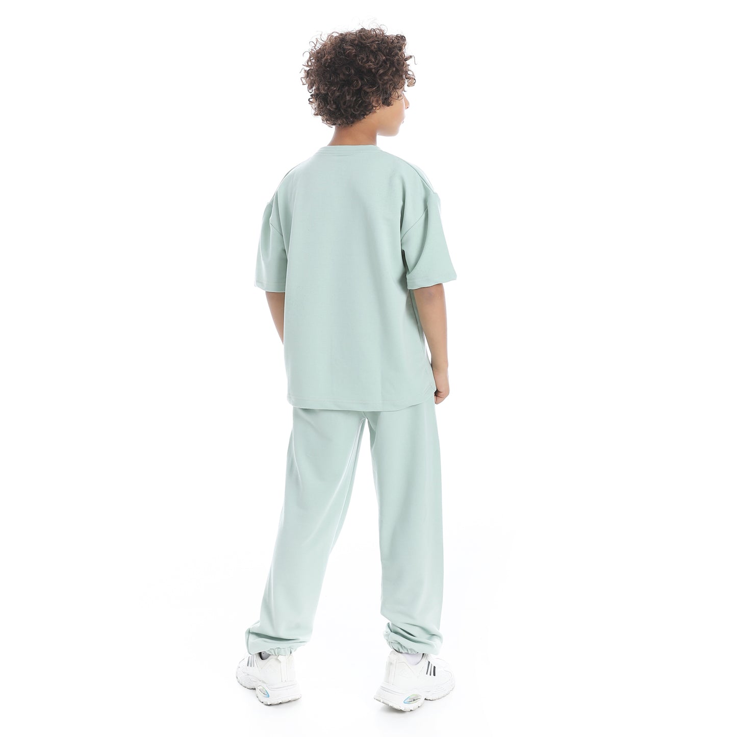 Front Printed Pajama Set With Pant