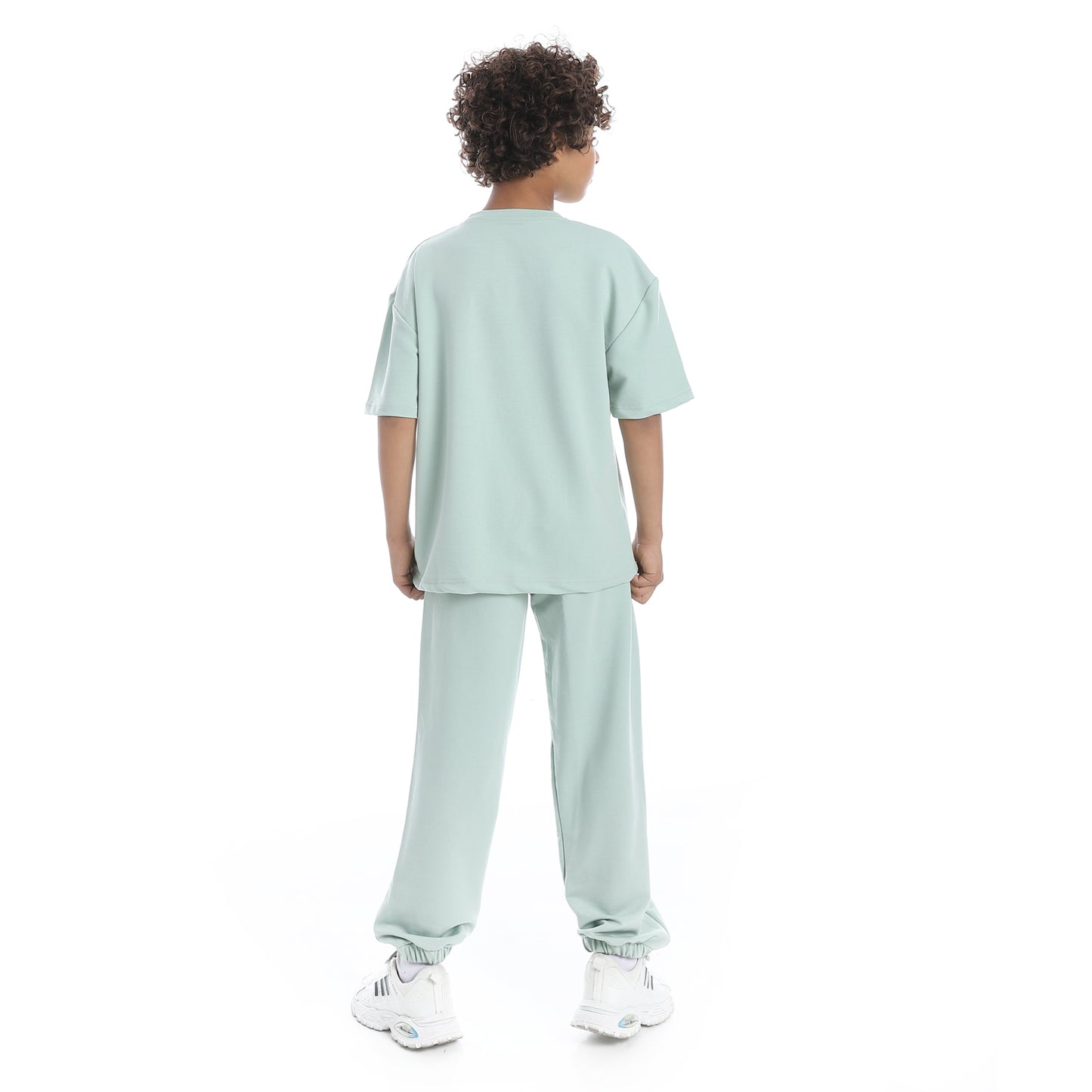 Front Printed Pajama Set With Pant