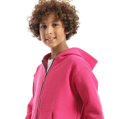 Red Circle Sweatshirt + Pants Set Kids