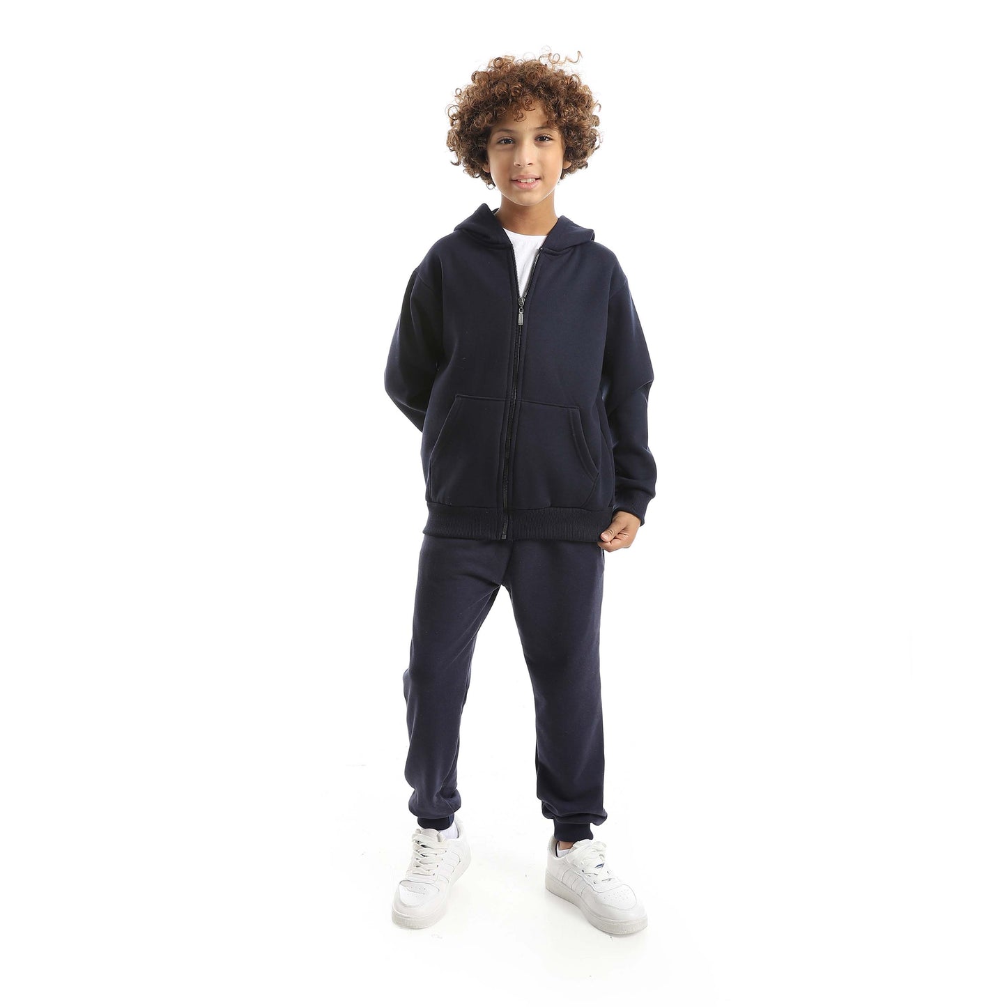 Red Circle Sweatshirt + Pants Set Kids