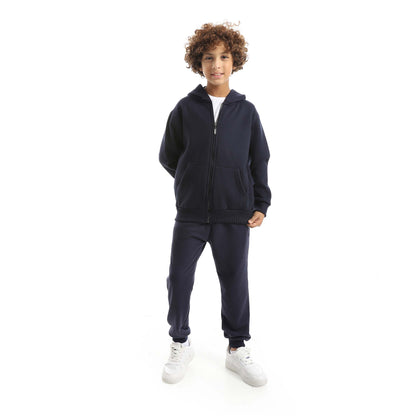 Red Circle Sweatshirt + Pants Set Kids