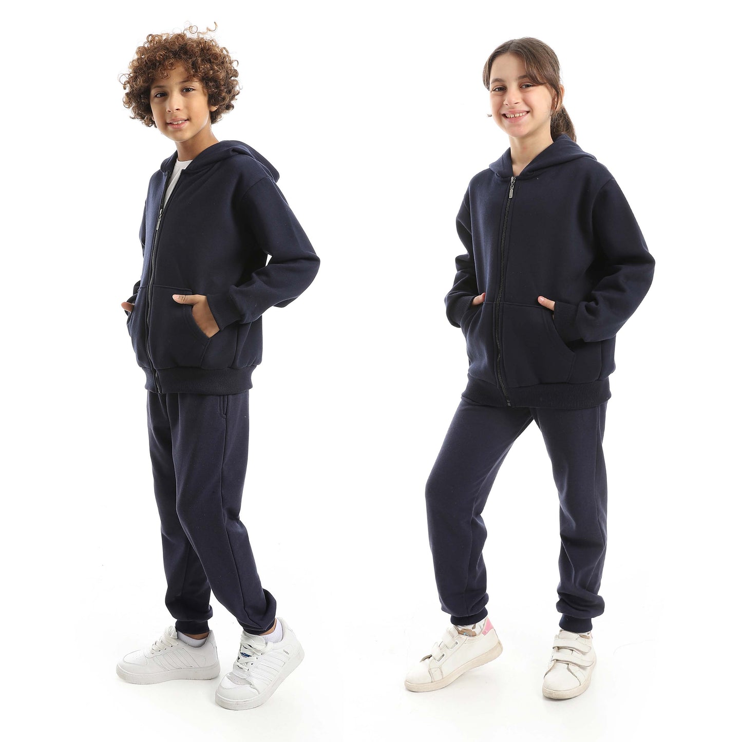 Red Circle Sweatshirt + Pants Set Kids