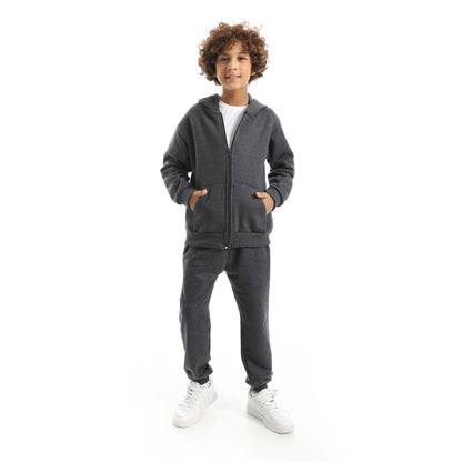 Red Circle Sweatshirt + Pants Set Kids