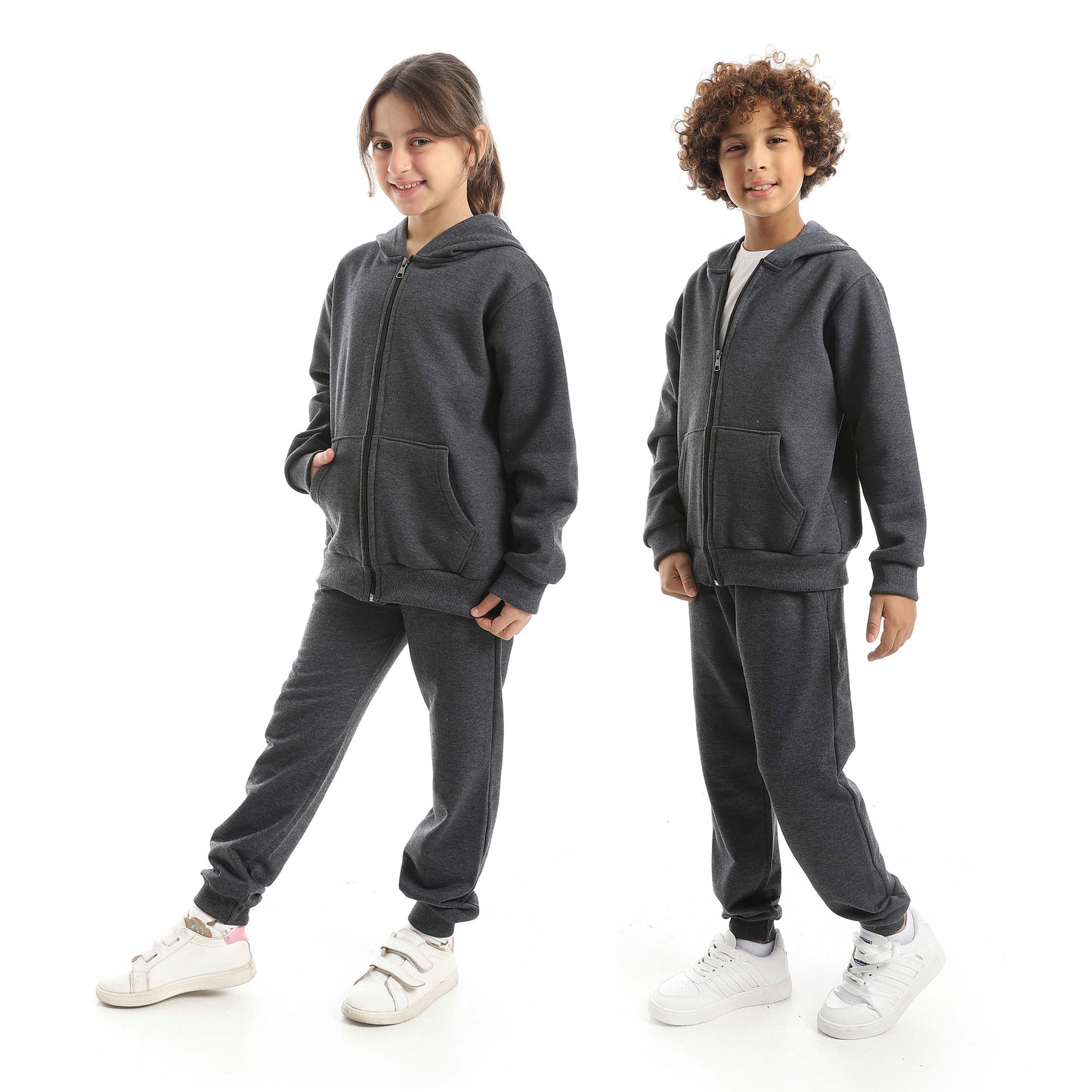 Red Circle Sweatshirt + Pants Set Kids