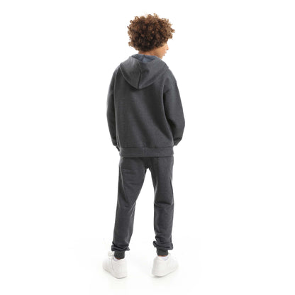 Red Circle Sweatshirt + Pants Set Kids