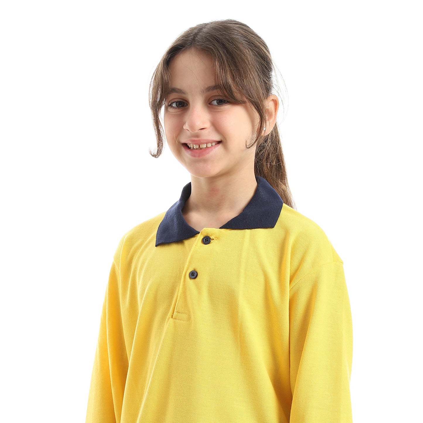 Red Circle Long Sleeve Polo Set + Pants Kids