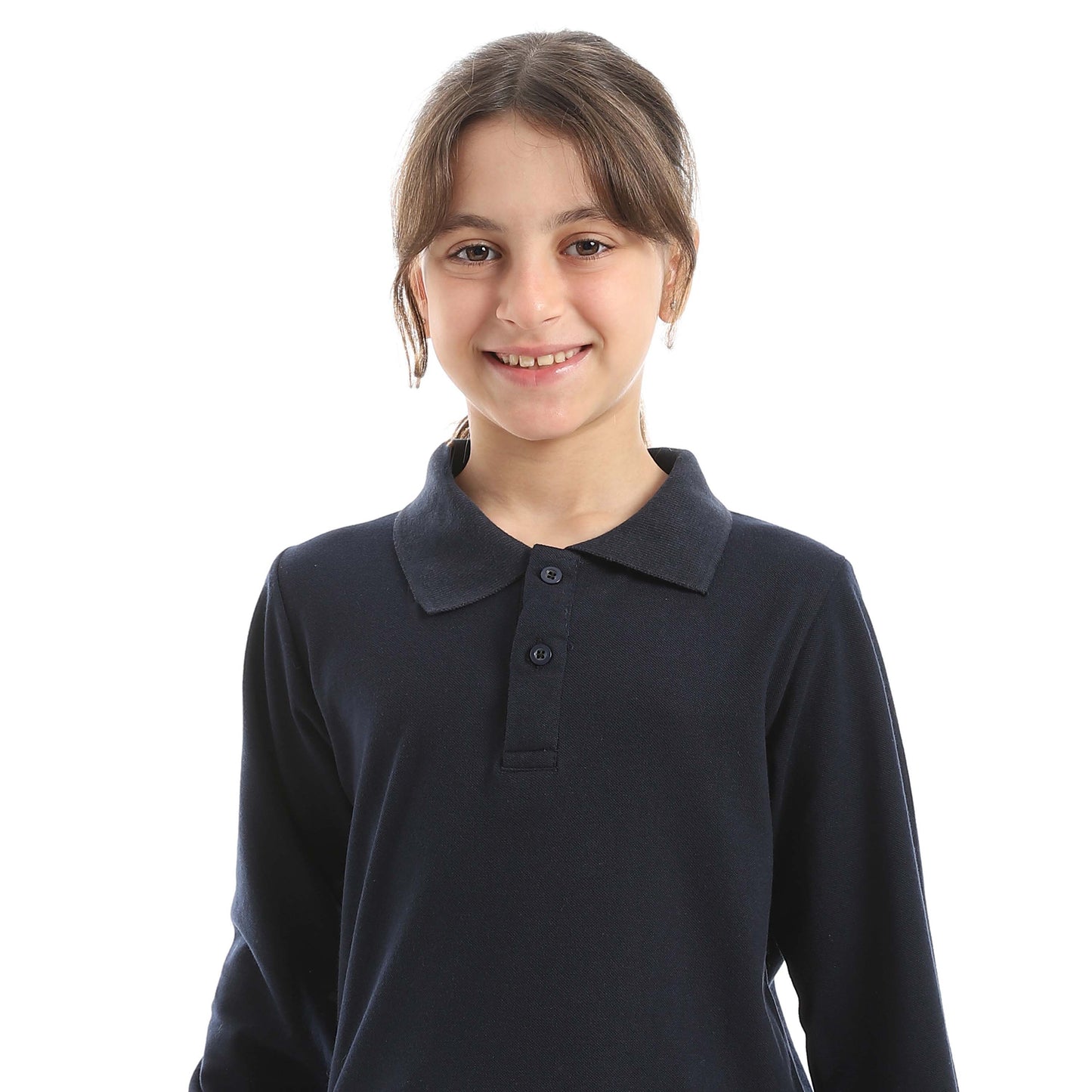 Red Circle Long Sleeve Polo Set + Pants Kids