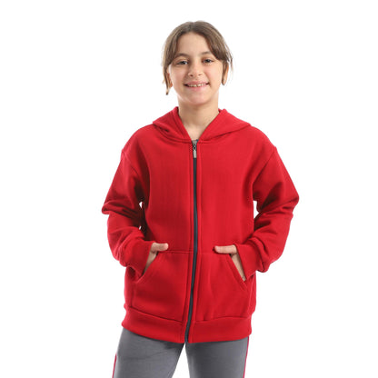 Red Circle Sweatshirt Kids