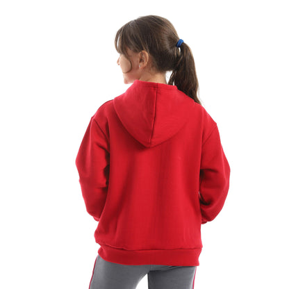 Red Circle Sweatshirt Kids