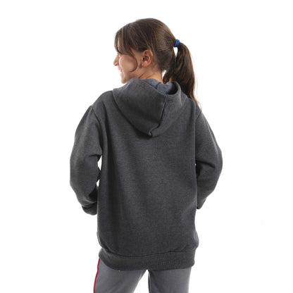 Red Circle Sweatshirt Kids