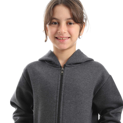 Red Circle Sweatshirt Kids