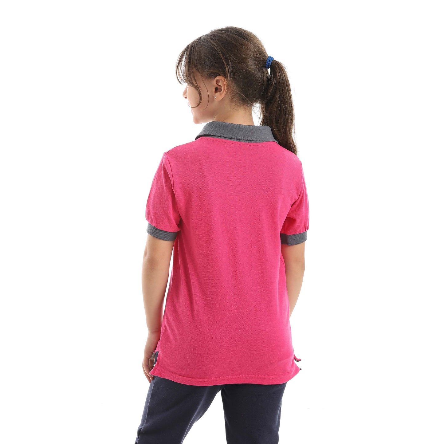 Red Circle Half sleeve polo t-shirt Kids