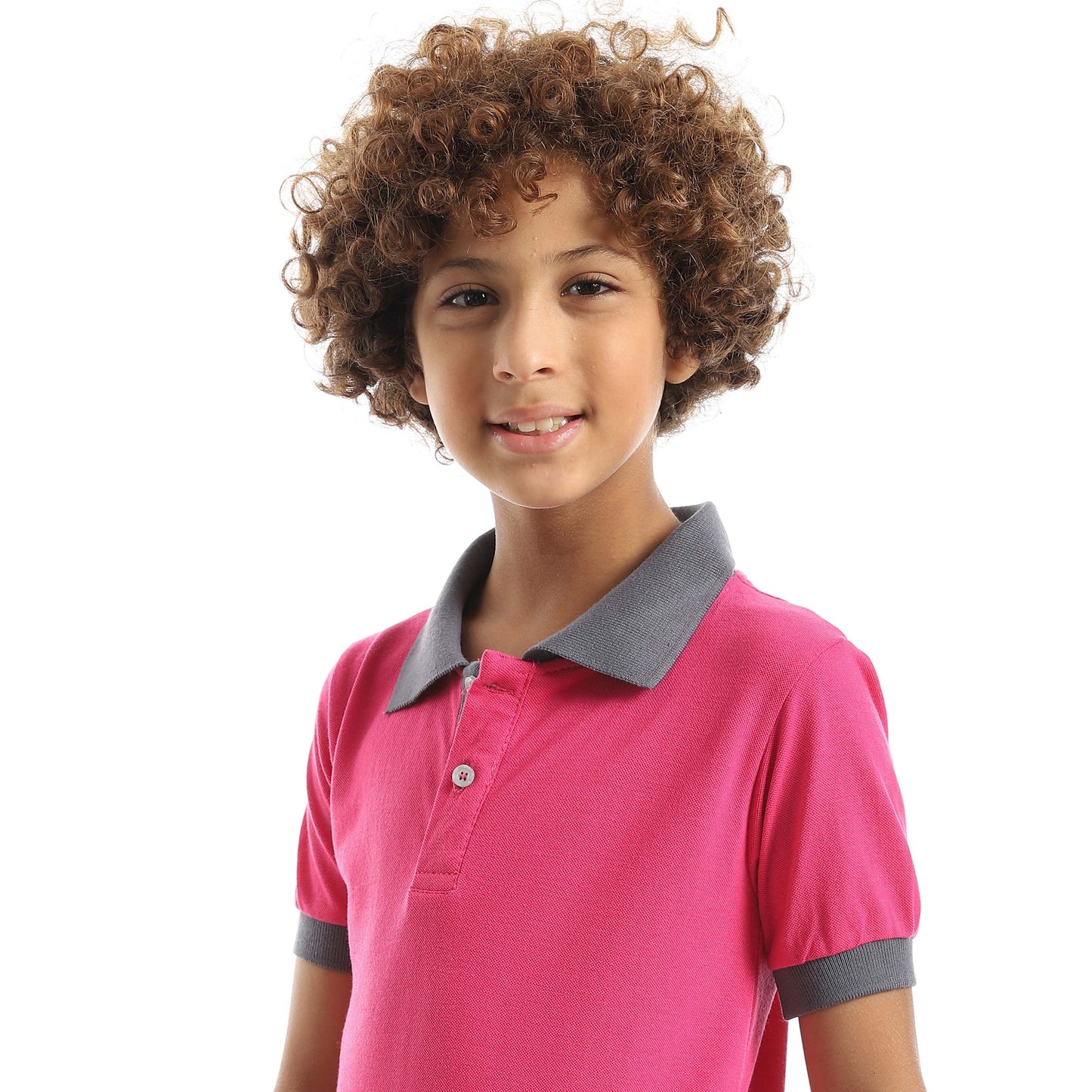 Red Circle Half sleeve polo t-shirt Kids