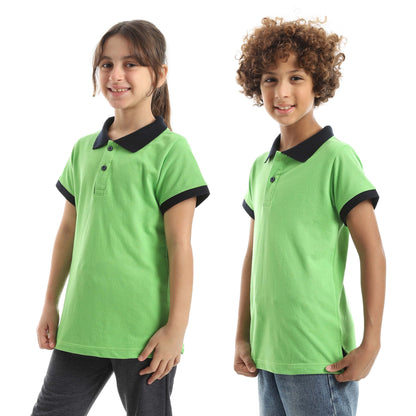 Red Circle Half sleeve polo t-shirt Kids