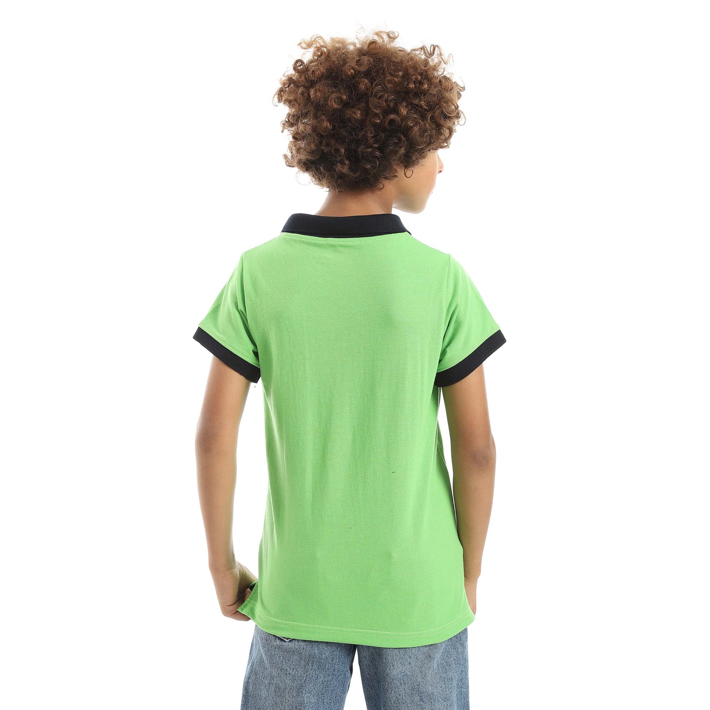 Red Circle Half sleeve polo t-shirt Kids
