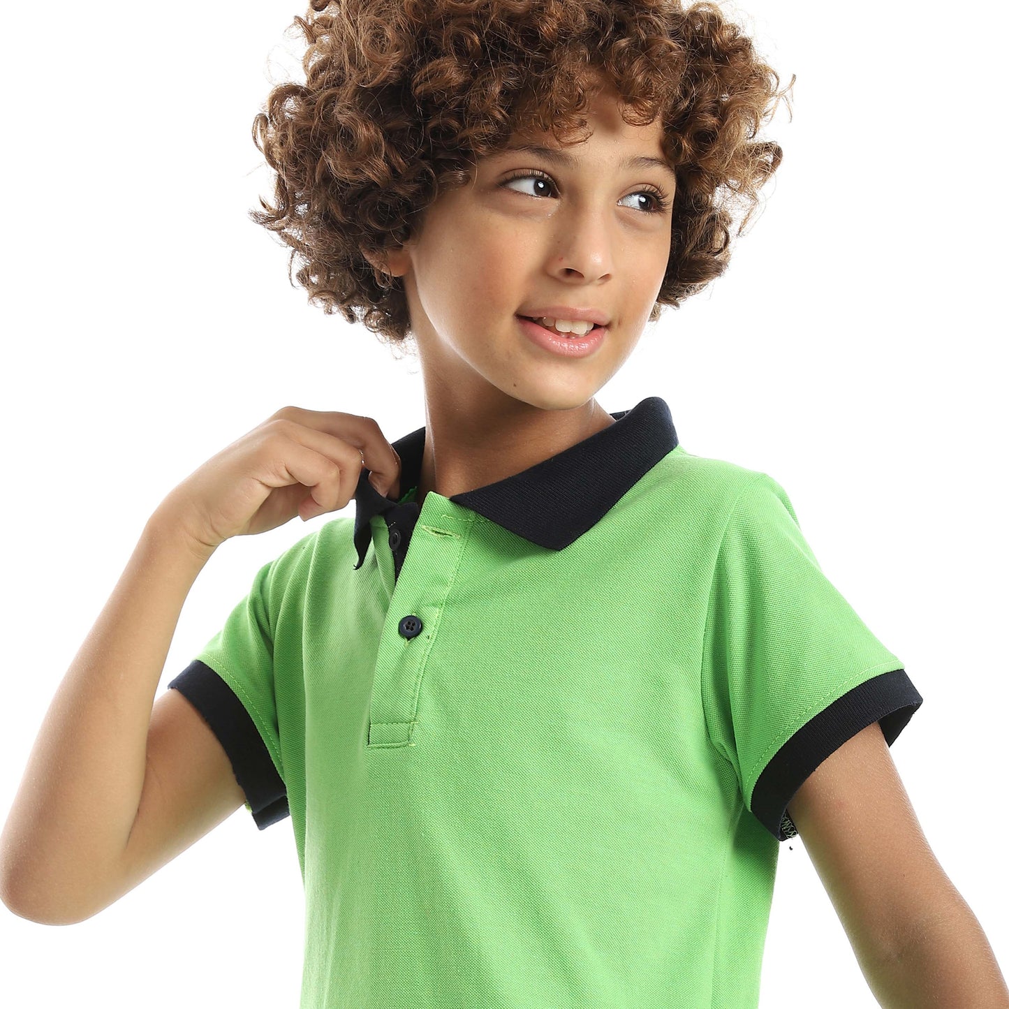 Red Circle Half sleeve polo t-shirt Kids