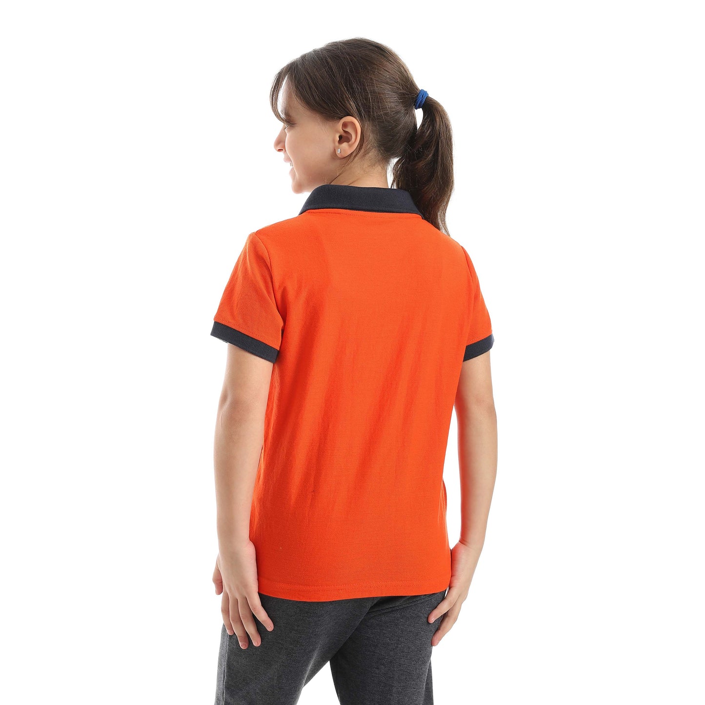 Red Circle Half sleeve polo t-shirt Kids