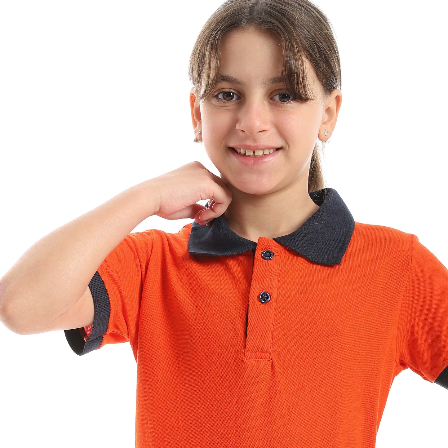 Red Circle Half sleeve polo t-shirt Kids