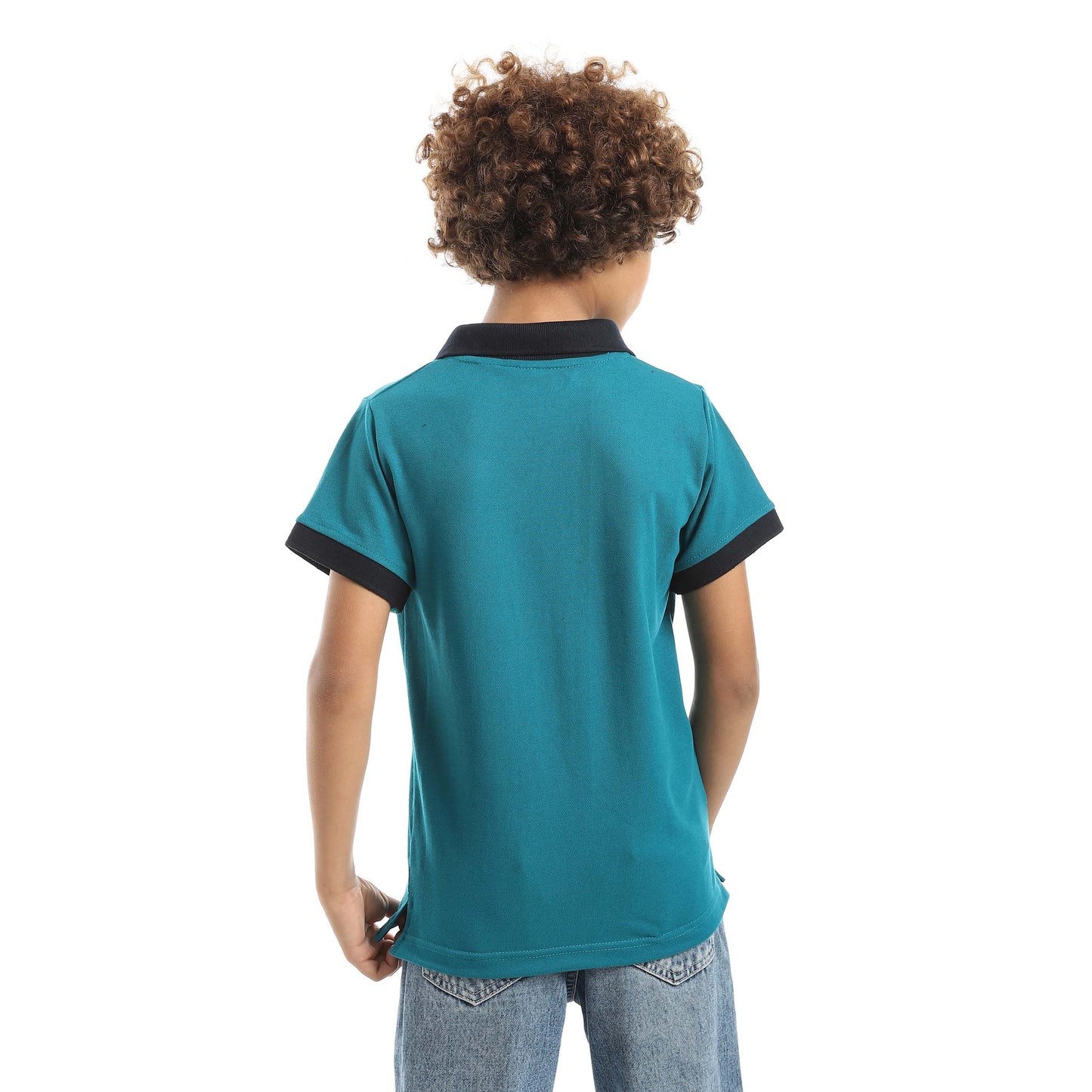 Red Circle Half sleeve polo t-shirt Kids