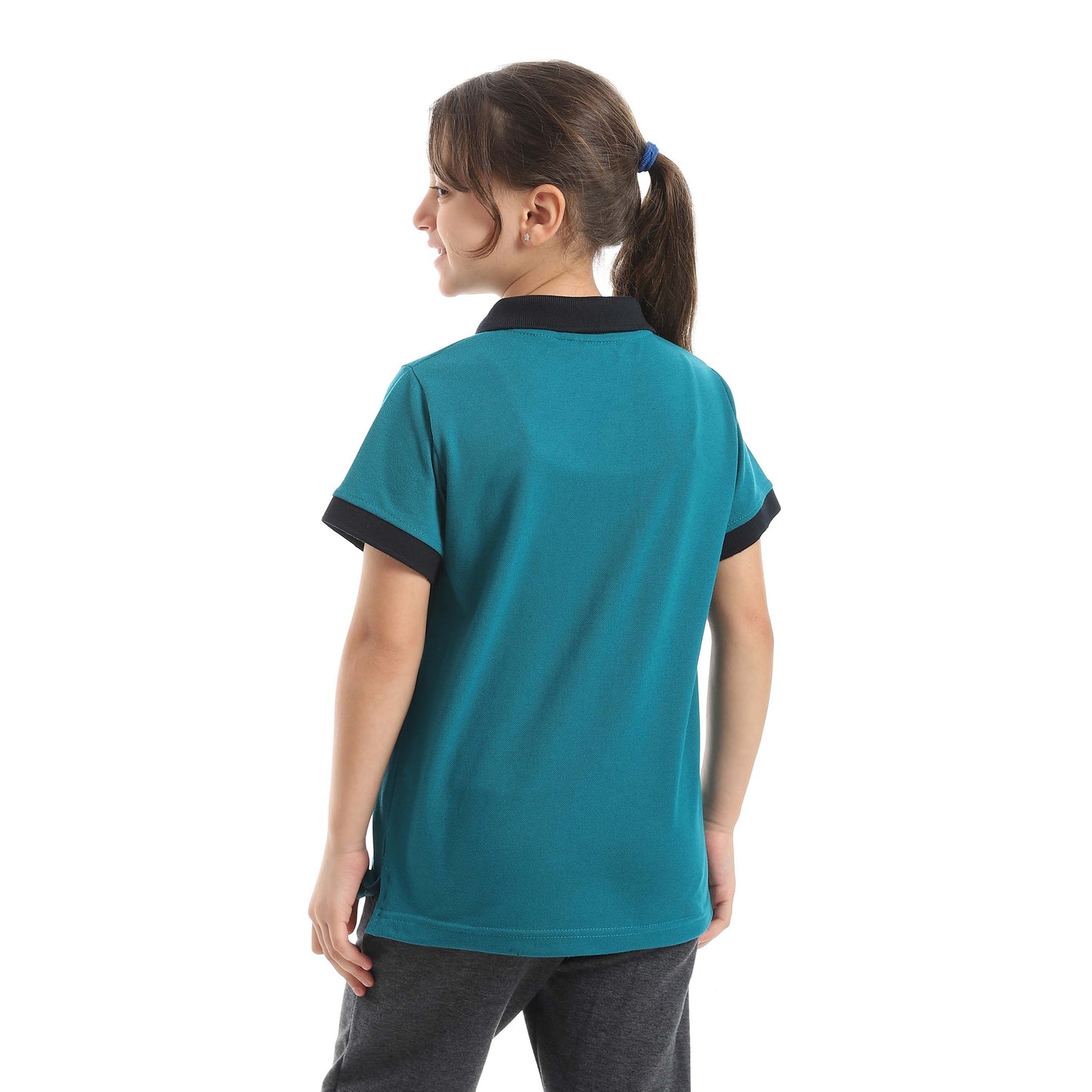 Red Circle Half sleeve polo t-shirt Kids
