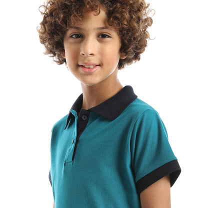 Red Circle Half sleeve polo t-shirt Kids
