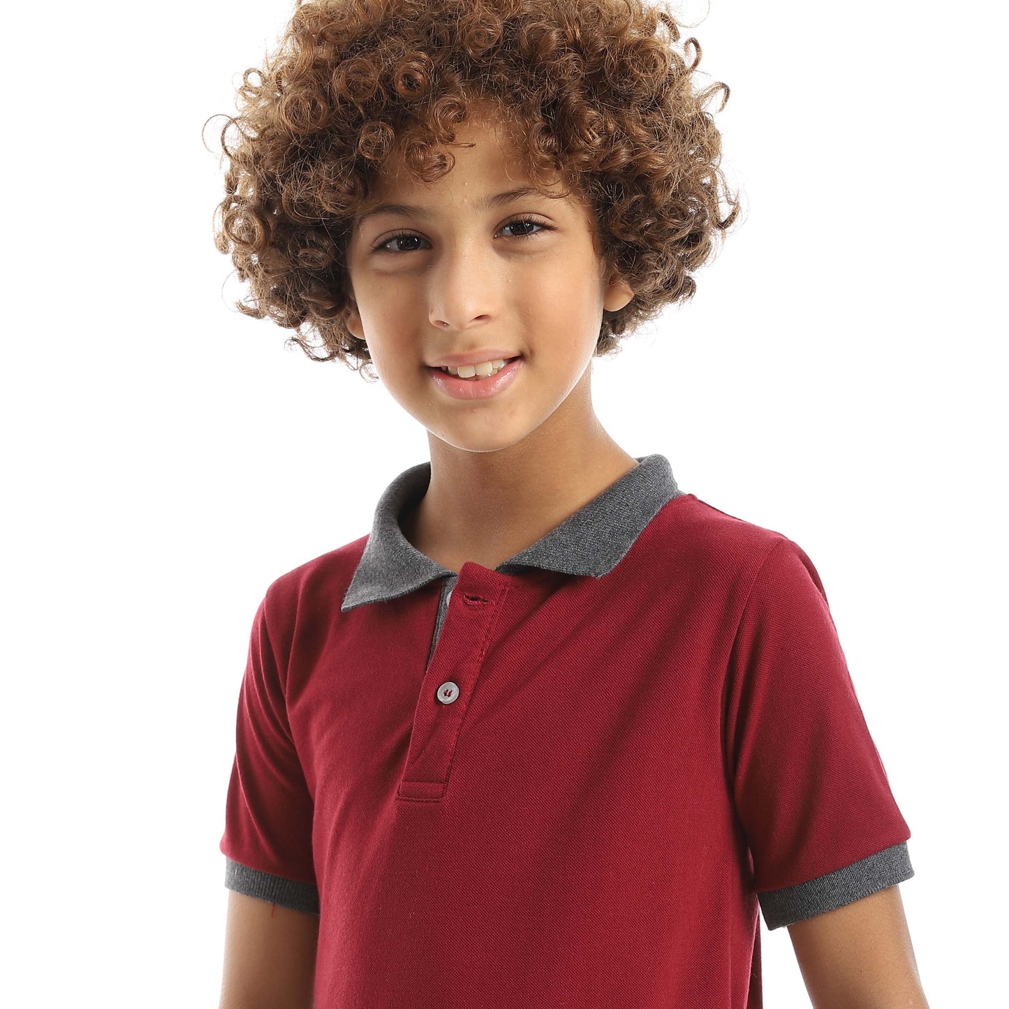 Red Circle Half sleeve polo t-shirt Kids