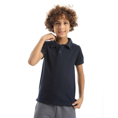 Red Circle Half sleeve polo t-shirt Kids