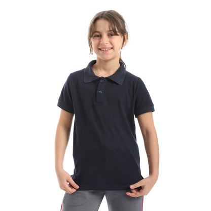 Red Circle Half sleeve polo t-shirt Kids