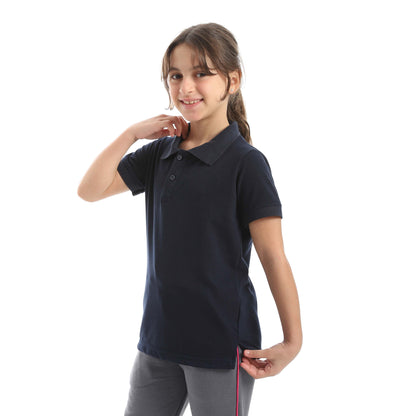 Red Circle Half sleeve polo t-shirt Kids