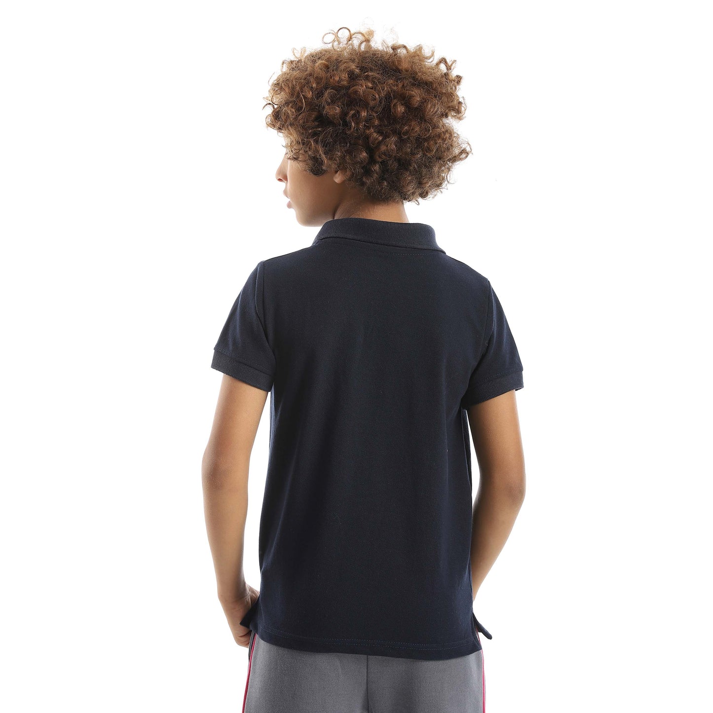 Red Circle Half sleeve polo t-shirt Kids