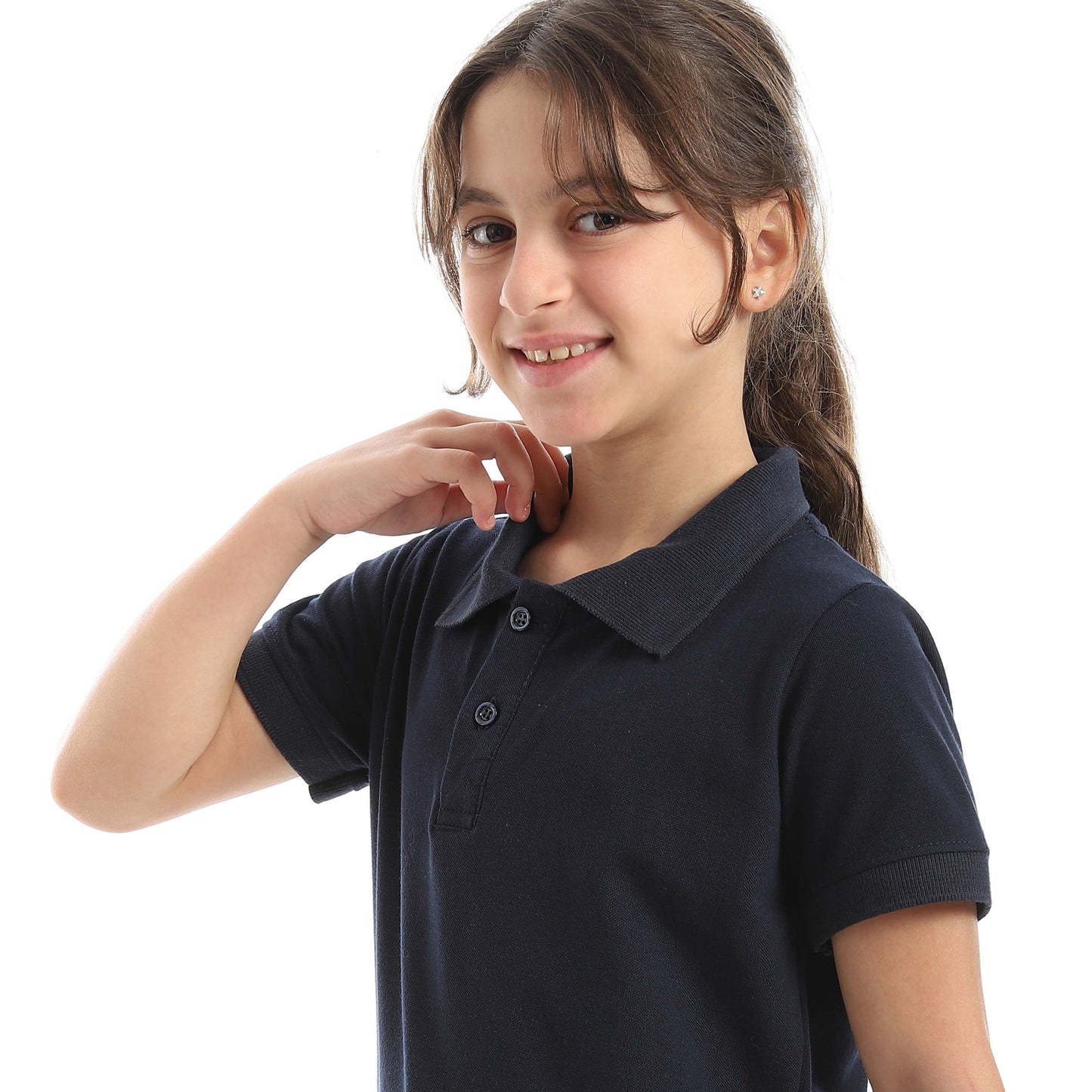 Red Circle Half sleeve polo t-shirt Kids