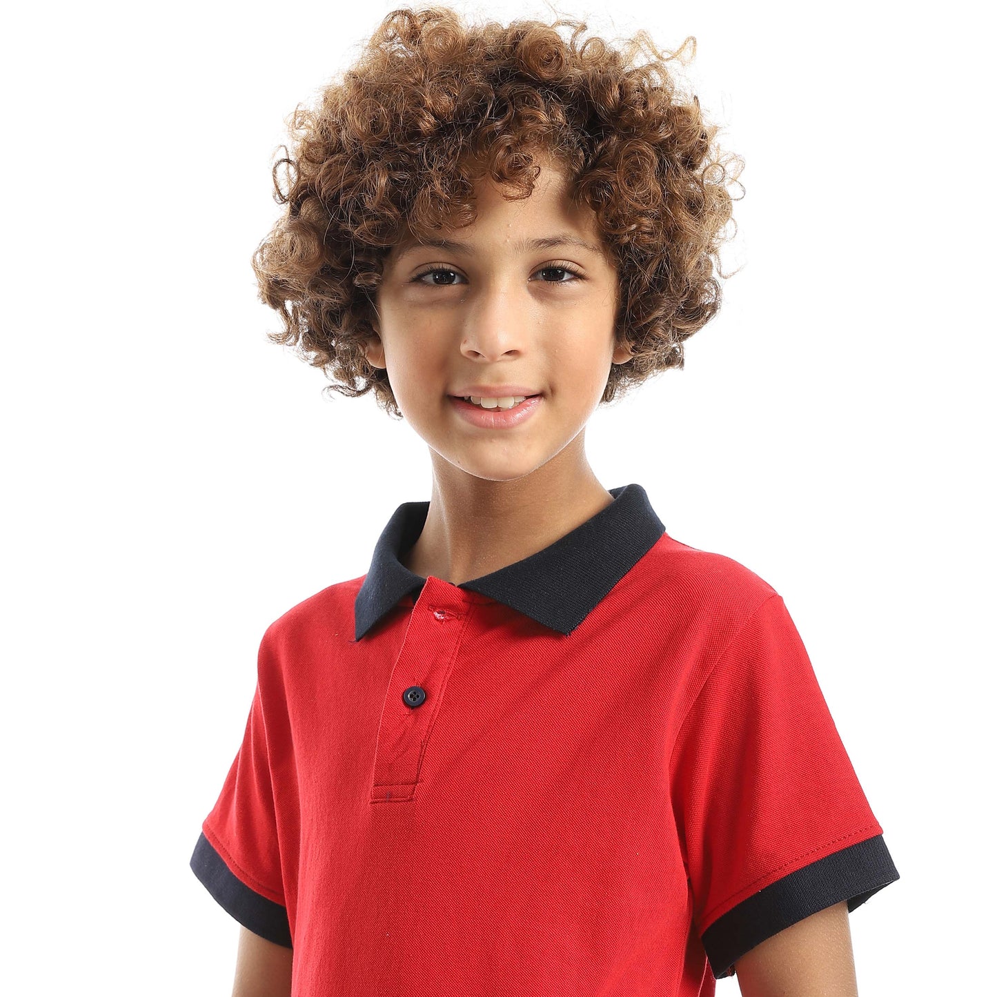 Red Circle Half sleeve polo t-shirt Kids