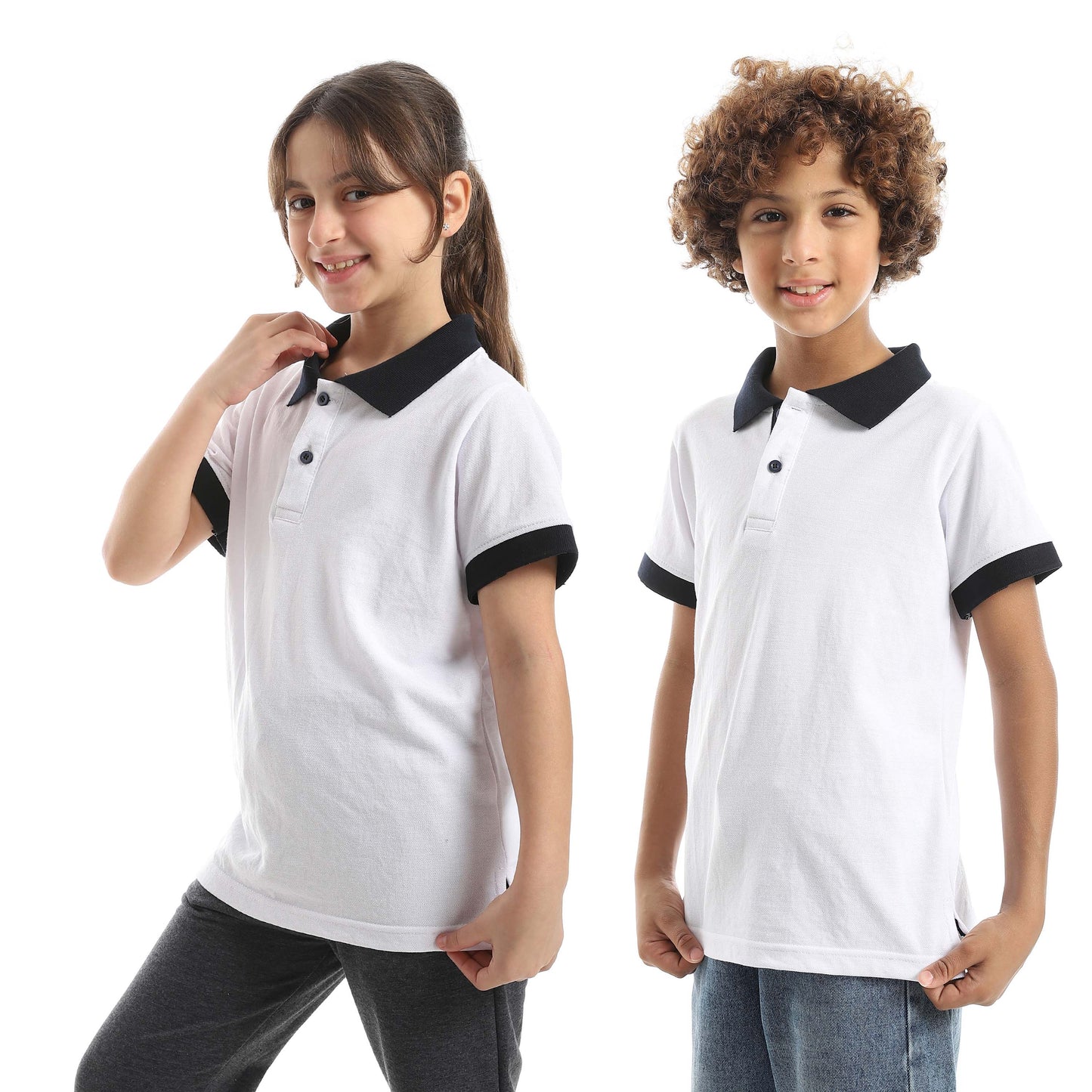 Red Circle Half sleeve polo t-shirt Kids