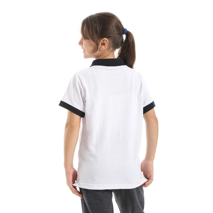 Red Circle Half sleeve polo t-shirt Kids