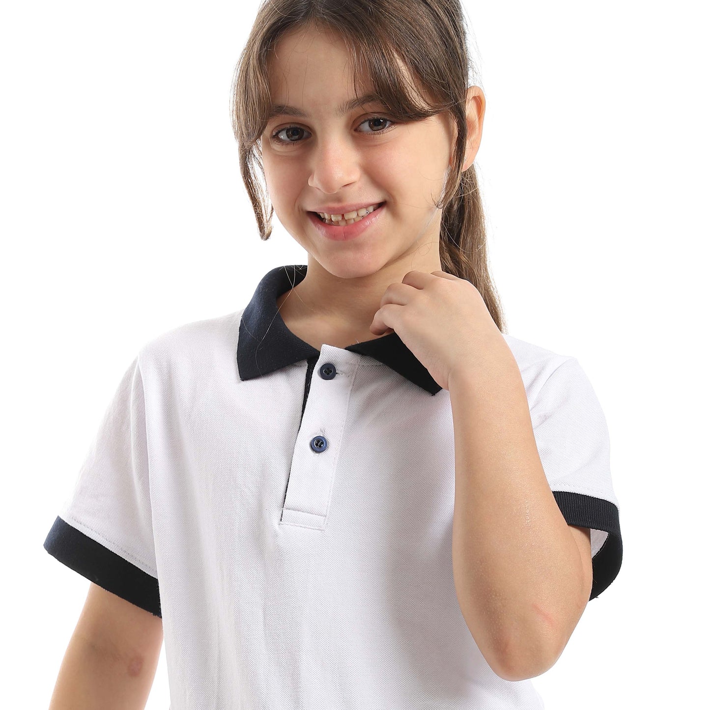 Red Circle Half sleeve polo t-shirt Kids