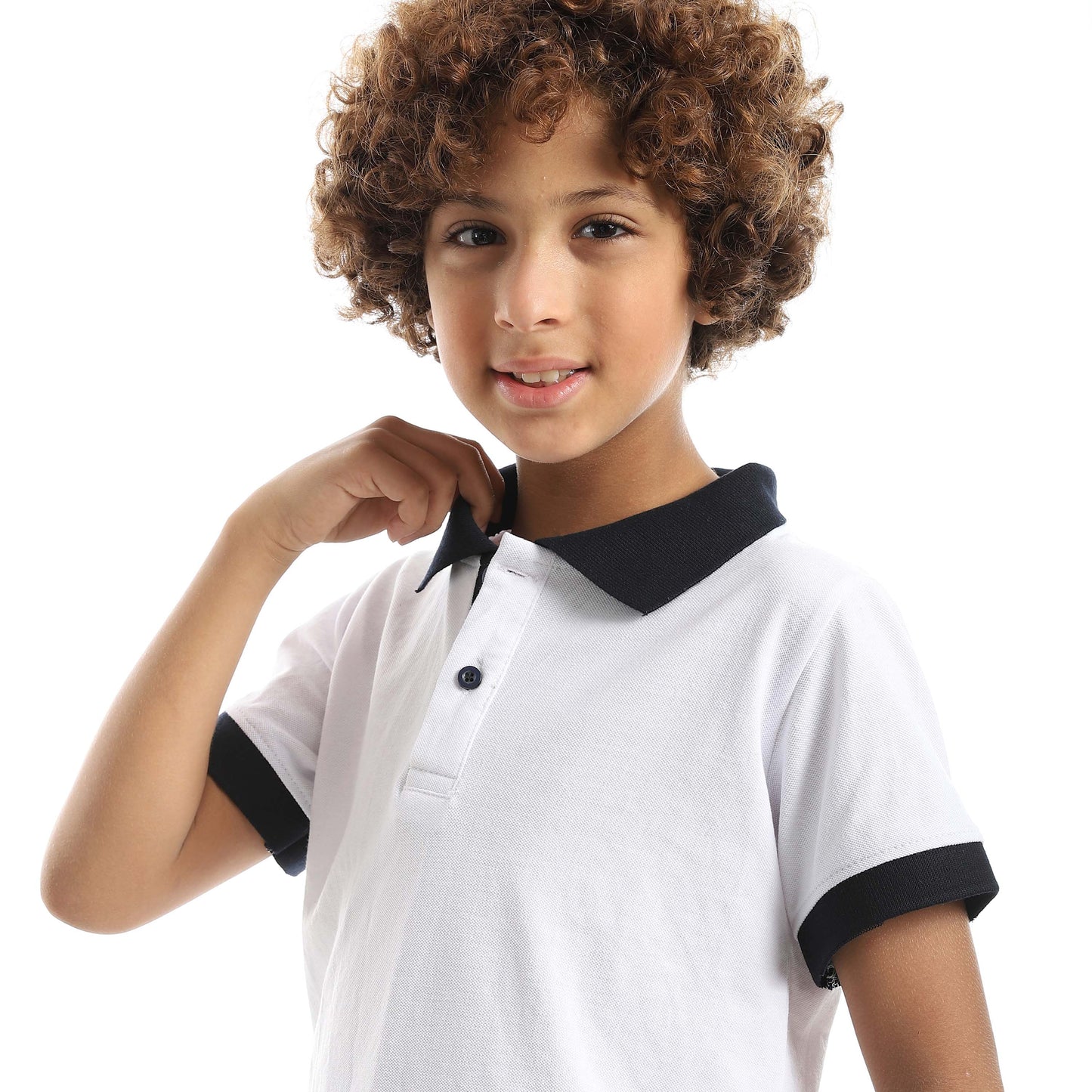 Red Circle Half sleeve polo t-shirt Kids